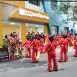 接待中宣部采访团莅临asiagame东亭社区相识智慧康养